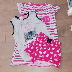 3-piece pajama set for girls